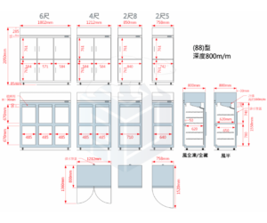 得台88型不鏽鋼冰箱規格表